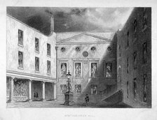 Interior Court of the  Apothecaries' Hall, City of London, c1830.                                    Artist: Anon