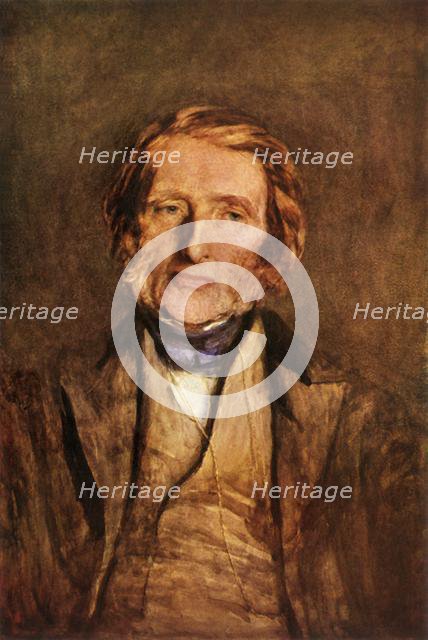 John Ruskin, 1879, (1943).  Creator: Hubert von Herkomer.