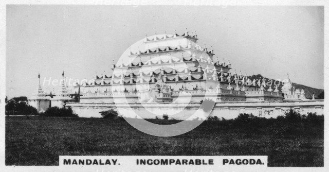 Incomparable Pagoda, Mandalay, Burma, c1925. Artist: Unknown