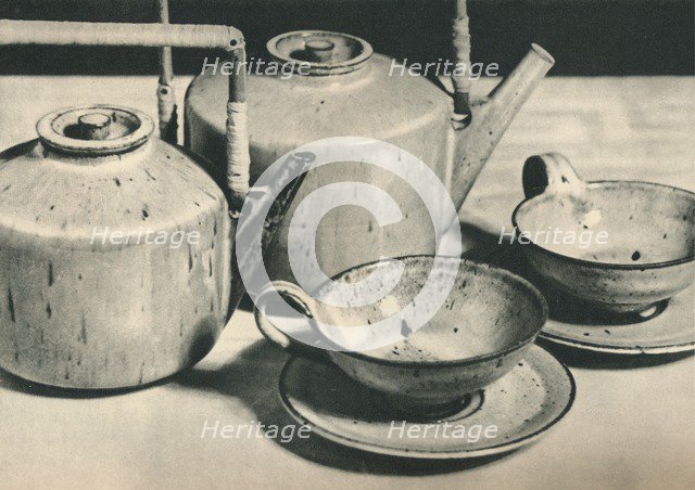 'Part of Tea Service by the Werkstatten der Stadt Halle', 1928. Artist: Unknown.