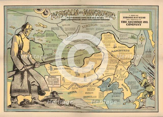 Mongolia and Manchukuo, 1936. Creator: Hix, John (1907-1944).