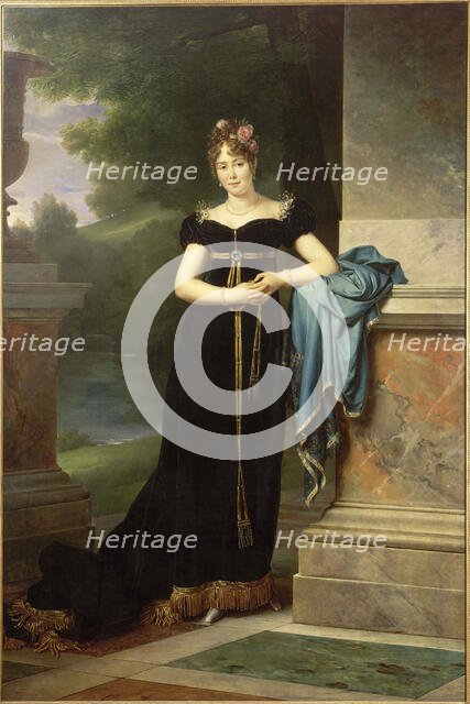 Portrait of Countess Marie Walewska (1786-1817), c. 1810. Creator: Gérard, François Pascal Simon (1770-1837).