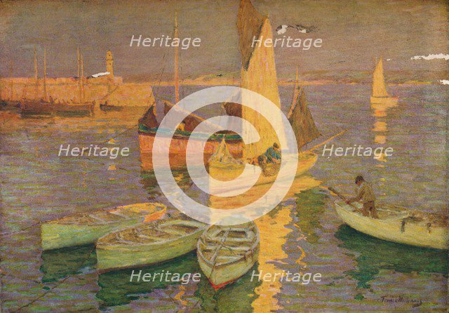 'Sunset Glow, St. Ives', 1925. Artist: Terrick Williams.