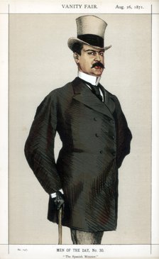 'The Spanish Minister', 1871.Artist: Coide