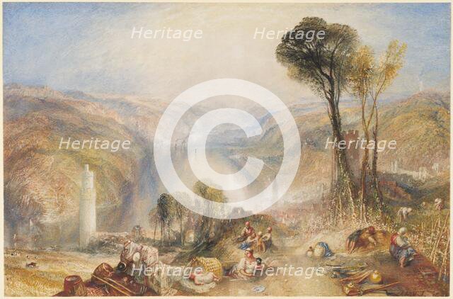 Oberwesel, 1840. Creator: JMW Turner.