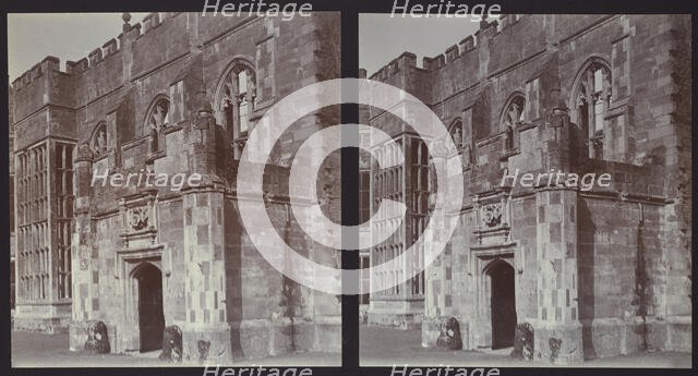 Cowdray House, Easebourne Lane, Cowdray Park, Easebourne, Chichester, West Sussex, 1913. Creator: Walter Edward Zehetmayr.