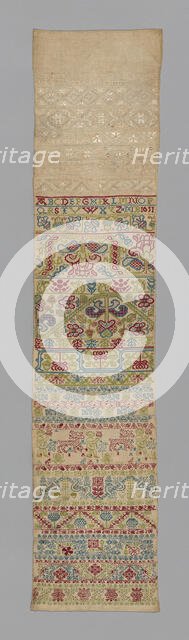 Sampler, England, 1651. Creator: Mary Bidgood.