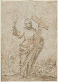 Christ Holding a Chalice and Cross, 1666. Creator: Alonso Cano (Spanish, 1601-1667).