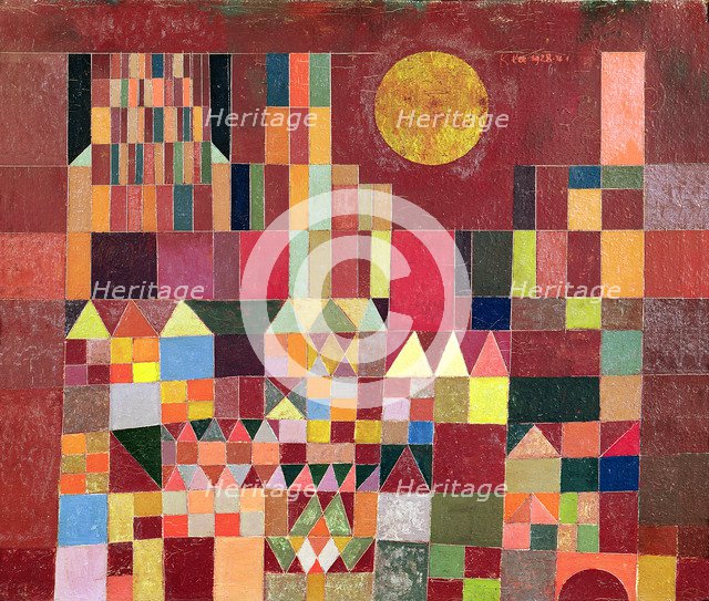 Castle and Sun. Artist: Klee, Paul (1879-1940)