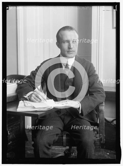 Herbert Meyers, Assistant to Secretary Lane, between 1913 and 1917. Creator: Harris & Ewing.