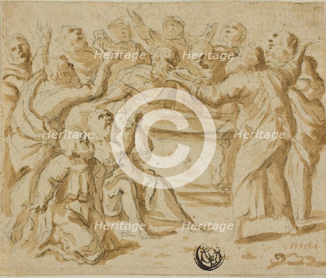 Assumption of the Virgin: Lower Half, 1600/10. Creator: Marcantonio Bassetti.