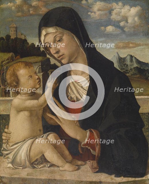 Madonna and Child, 1480-1485. Creator: Bartolomeo Montagna.