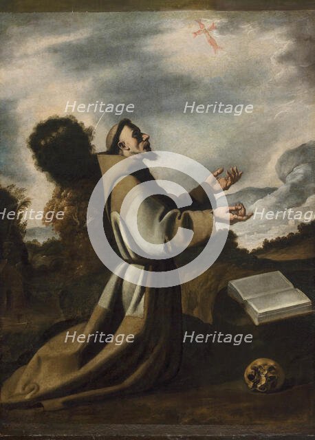 The Vision of Saint Francis, after 1640. Creator: Zurbarán, Francisco, de (1598-1664).