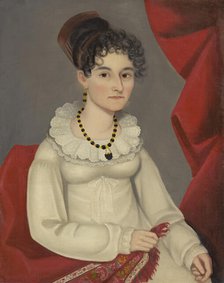 Portrait Of Catharine Couenhoven Clark, c1819-20. Creator: Ammi Phillips.