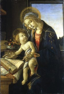 'Madonna and Child' ('Madonna of the Book'), 1483.  Artist: Sandro Botticelli