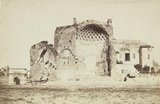 Ruins of the Temple of Roma and Venus, Rome, between 1870-1880. Creator: Unknown.