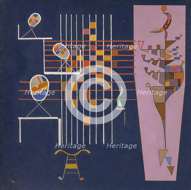 Three Ovals, 1942. Creator: Kandinsky, Wassily Vasilyevich (1866-1944).