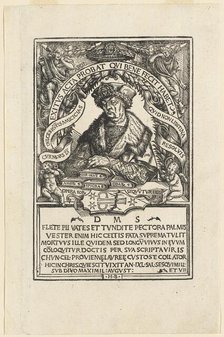 Conrad Celtis, 1507. Creator: Hans Burgkmair, the Elder.