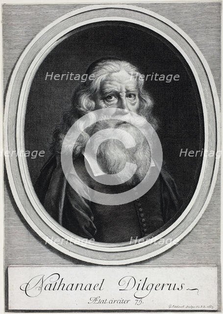 Nathanael Dilgerus, 1683. Creator: Gerard Edelinck.