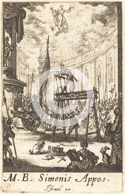 The Martyrdom of Saint Simon, c. 1634/1635. Creator: Jacques Callot.