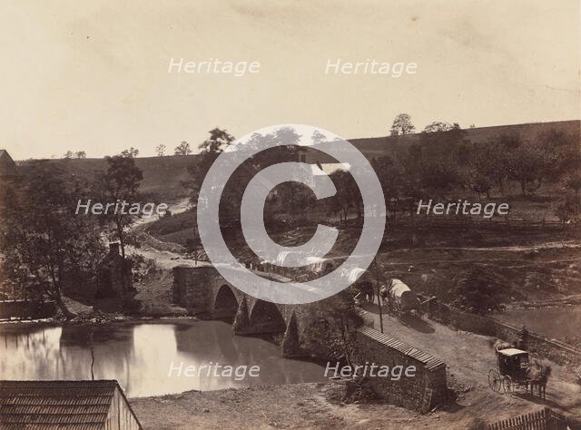 Antietam Bridge, On the Sharpsburgh and Boonsboro Turnpike, No. 3, September 1862, 1862. Creator: Alexander Gardner.