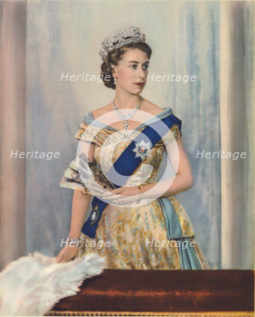 'Her Majesty Queen Elizabeth II', c1953. Artist: Unknown.