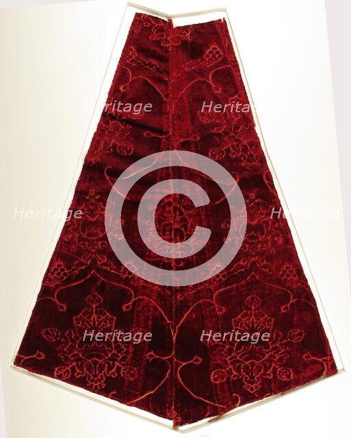 Textile with Pomegranate Design, Italian, 15th century. Creator: Unknown.