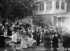 Red Cross Luncheon On General Scott's Lawn - General View, 1917. Creator: Harris & Ewing.