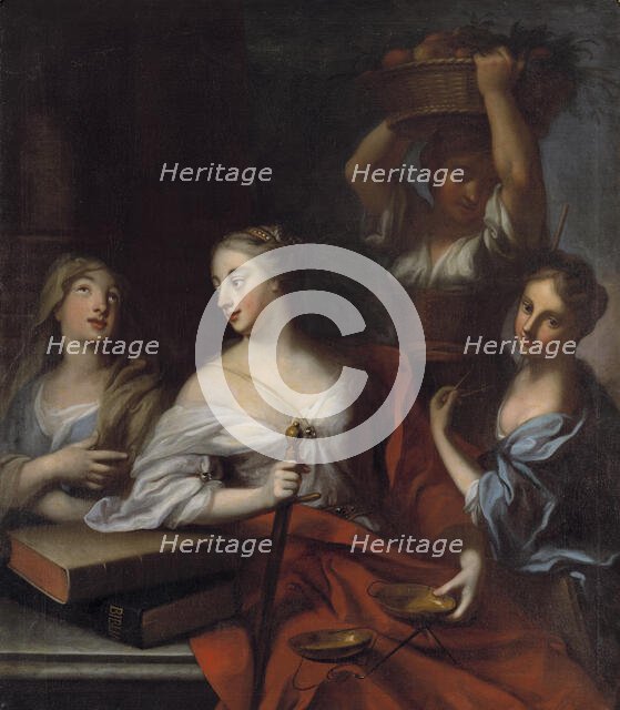 Allegory of the Four Estates, 1734. Creator: Georg Engelhard Schroder.