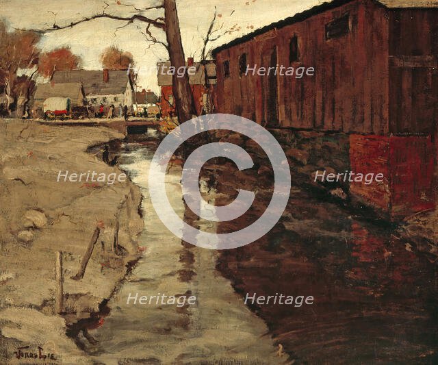 Mill-Race, c1903. Creator: Jonas Lie.