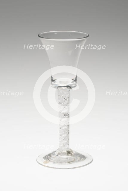 Wine Glass, England, c. 1745/50. Creator: Unknown.