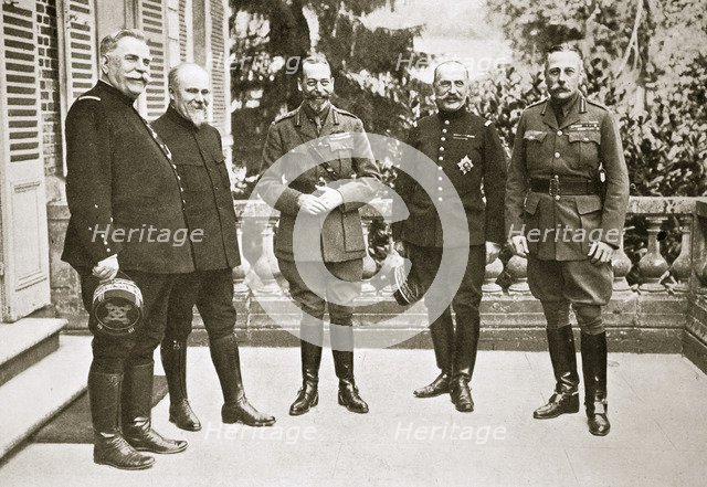 King George V in France, World War I, 1916. Creator: Unknown.