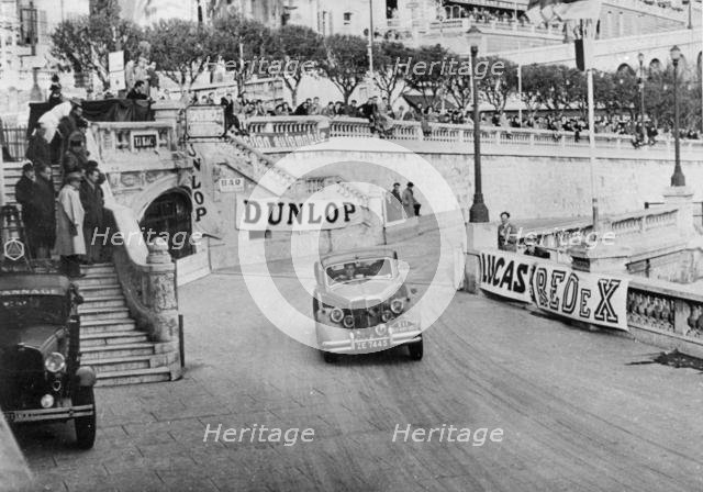 Jaguar MKV, Vard, Monte Carlo Rally 1951. Reg ZE7445. Creator: Unknown.