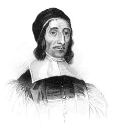 Richard Baxter, 17th century English Puritan church leader and divine scholar, (c1850). Artist: Unknown