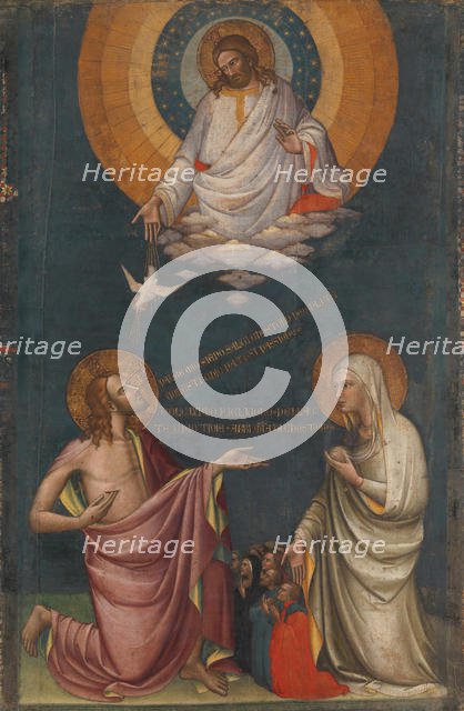 The Intercession of Christ and the Virgin, before 1402. Creator: Lorenzo Monaco.