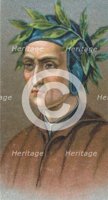 Dante Alighieri (1265-1321), Italian Florentine poet, 1924. Artist: Unknown