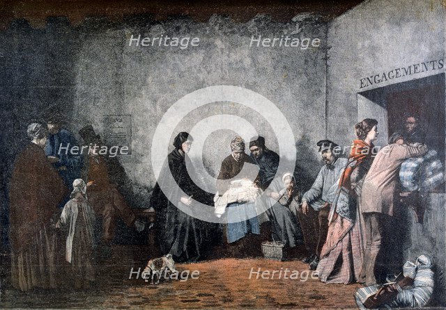 'Le Mont-de-Piete', (1895). Artist: Unknown