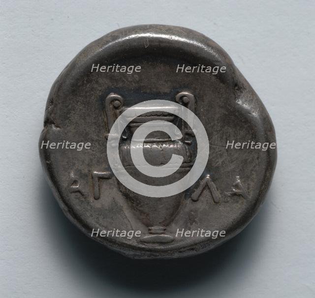 Stater: Amphora in Incuse Circle (reverse), 379-338 BC. Creator: Unknown.