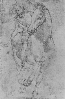 'A Horseman', c1480 (1945). Artist: Leonardo da Vinci.