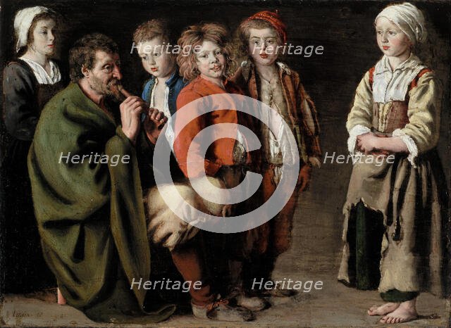 The Village Piper, 1642. Creator: Antoine Le Nain.