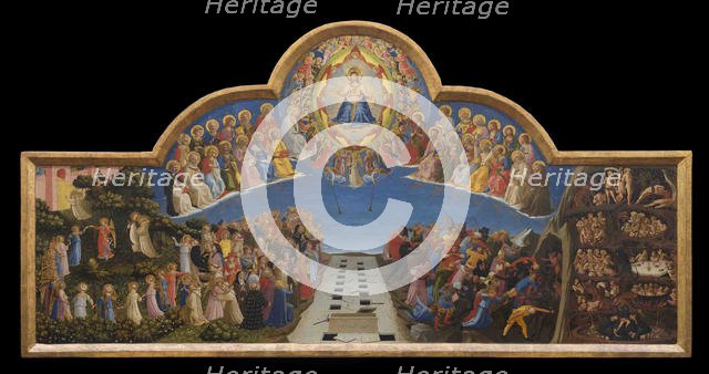 The Last Judgment, ca 1432. Creator: Angelico, Fra Giovanni, da Fiesole (ca. 1400-1455).