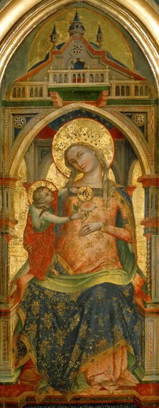 Madonna and Child, 1372. Creator: Veneziano, Lorenzo (active 1356-1372).