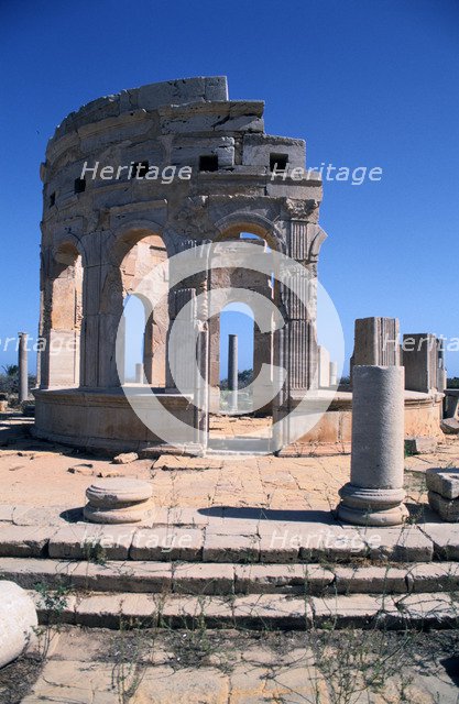 The Market, Leptis Magna, Libya.
