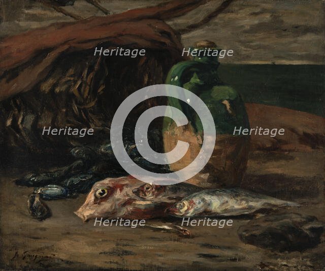 Still Life, ca 1877. Creator: Gauguin, Paul Eugéne Henri (1848-1903).