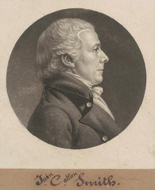 John Cotton Smith, 1806. Creator: Charles Balthazar Julien Févret de Saint-Mémin.