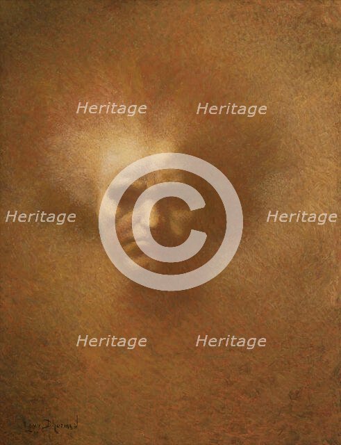 Portrait of Ludwig van Beethoven (1770-1827). Creator: Lévy-Dhurmer, Lucien (1865-1953).