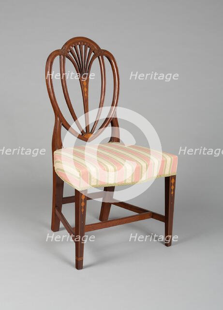 Side Chair, 1790/1800. Creator: Unknown.