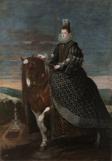 Equestrian Portrait of Margarita of Austria (1584–1611), Between 1630 and 1635. Artist: Velàzquez, Diego (1599-1660)