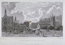 View from Old Palace Yard, Westminster, London, 1825. Artist: Charles Heath