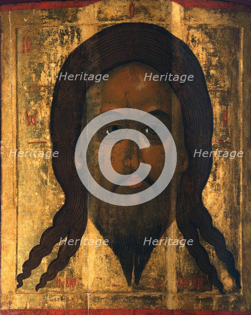 Holy Mandylion (The Vernicle), 1447.  Creator: Russian icon.
